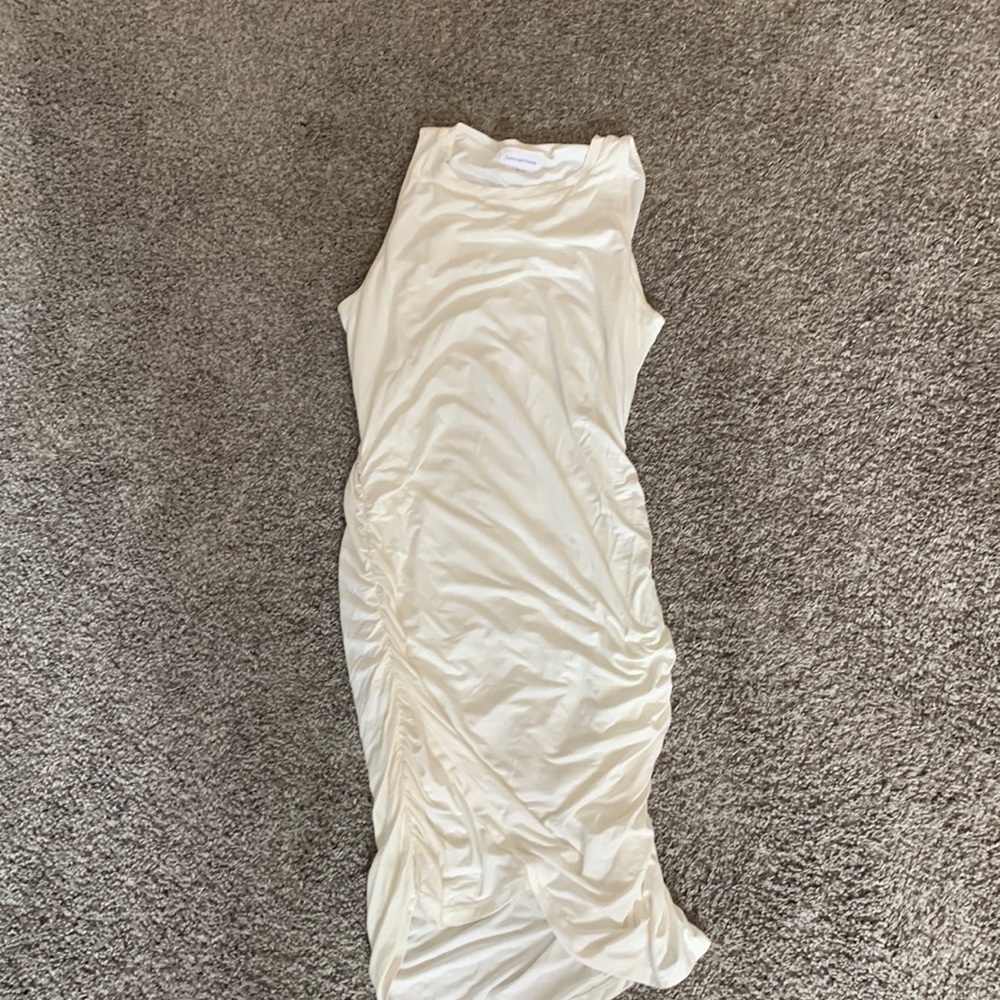 White dress never worn size large